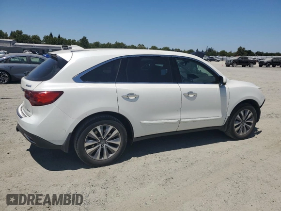 2014 Acura MDX Technology z VIN 5FRYD4H44EB022323, wystawiony jako Copart lot #63142095 z przebiegiem 127 042 mil mil oraz Szkoda całkowita • Salvage title. Historia ofert i sprzedaży dostępna na DreamBid. Obrazek 3.