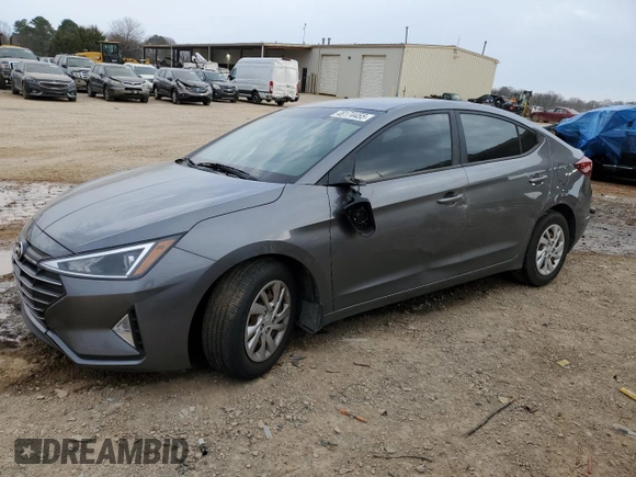 2019 Hyundai Elantra SE with VIN 5NPD74LFXKH489078, listed as a Copart auction lot 48174455 with 114,627 mi miles and Salvage Title. Bid and sale history available at DreamBid. Image 1.
