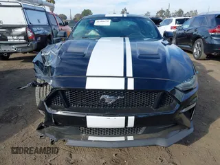 2021 Ford Mustang GT with VIN 1FA6P8CF5M5133808, listed as a IAAI auction lot 41500470 with 43,952 mi miles. Bid and sale history available at carsss.com. Image 13.