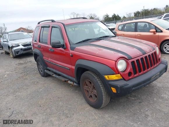 2007 Jeep Liberty Sport with VIN 1J4GL48K47W573164, listed as a IAAI auction lot 41940702 with 173,888 mi miles. Bid and sale history available at carsss.com. Image 1.