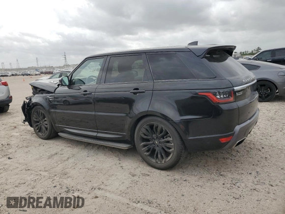 2019 Land Rover Range Rover Sport HSE with VIN SALWR2RV9KA833571, listed as a Copart auction lot 51387475 with 55,937 mi miles and Salvage title. Bid and sale history available at DreamBid. Image 2.