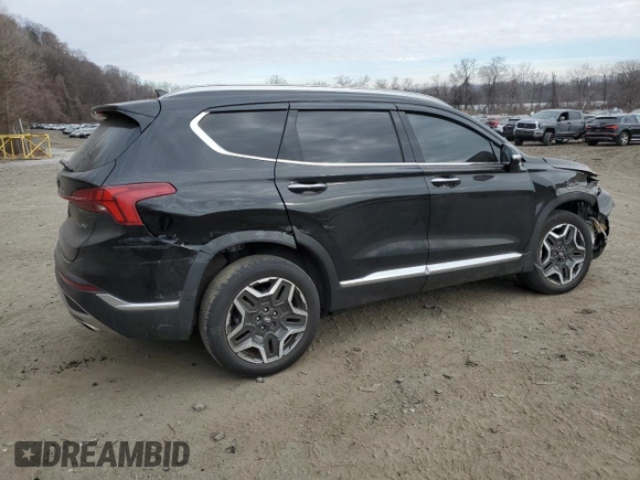 2023 Hyundai Santa Fe Limited with VIN 5NMS4DAL2PH624776, listed as a Copart auction lot 88330945 with 12,517 mi miles and Salvage Title. Bid and sale history available at carsss.com. Image 3.
