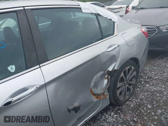 2014 Honda Accord Sport with VIN 1HGCR2F57EA189251, listed as a IAAI auction lot 42053225 with 161,634 mi miles and . Bid and sale history available at DreamBid. Image 6.