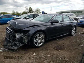 2015 Audi A6 Prestige with VIN WAUHGAFC5FN008805, listed as a Copart auction lot 58084535 with 98,829 mi miles and Salvage title. Bid and sale history available at DreamBid. Image 1.