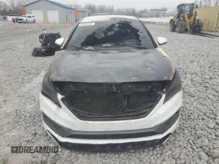 2015 Hyundai Sonata Sport z VIN 5NPE34AB0FH053345, wystawiony jako Copart lot #45194645 z przebiegiem Nie podano mil oraz Szkoda całkowita • Salvage title. Historia ofert i sprzedaży dostępna na DreamBid. Obrazek 5.