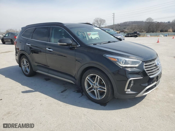 2017 Hyundai Santa Fe Limited Ultimate with VIN KM8SRDHF2HU247230, listed as a Copart auction lot 49031275 with 117,115 mi miles and Salvage Title. Bid and sale history available at carsss.com. Image 4.