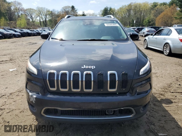 2014 Jeep Cherokee Limited with VIN 1C4PJLDS6EW134220, listed as a Copart auction lot 55585885 with 117,766 mi miles and Clean title. Bid and sale history available at DreamBid. Image 5.