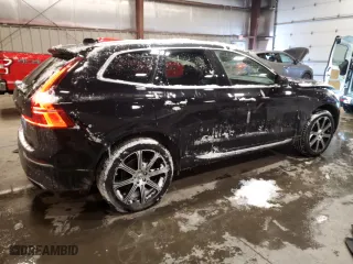 2020 Volvo XC60 Inscription with VIN YV4102RL5L1432205, listed as a Copart auction lot 45481775 with 56,331 mi miles and Salvage Title. Bid and sale history available at carsss.com. Image 3.