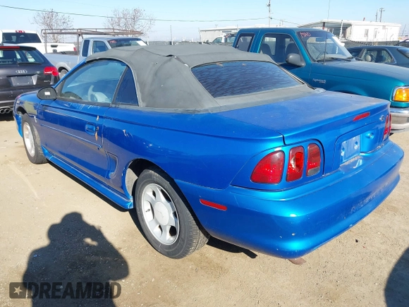 1998 Ford Mustang with VIN 1FAFP4448WF236496, listed as a IAAI auction lot 41408520 with 151,935 mi miles. Bid and sale history available at carsss.com. Image 3.