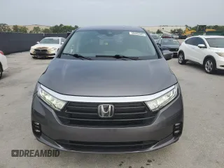 2024 Honda Odyssey Touring z VIN 5FNRL6H85RB016317, wystawiony jako Copart lot #59483565 z przebiegiem 17 351 mil mil oraz Nie do naprawy • Non repairable. Historia ofert i sprzedaży dostępna na DreamBid. Obrazek 5.