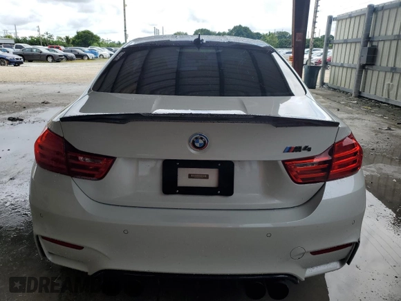 2016 BMW M4 with VIN WBS3R9C55GK708332, listed as a Copart auction lot 74582744 with Not Provided miles and Salvage Title. Bid and sale history available at carsss.com. Image 6.