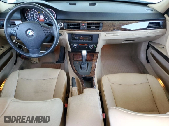 2008 BMW 3 Series 328i with VIN WBAVA37558NL54209, listed as a Copart auction lot 64012685 with 129,324 mi miles and Salvage title. Bid and sale history available at DreamBid. Image 8.