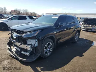 2023 Toyota Highlander L with VIN 5TDKDRBH1PS527010, listed as a Copart auction lot 51454545 with 16,258 mi miles and Salvage Title. Bid and sale history available at carsss.com. Image 1.