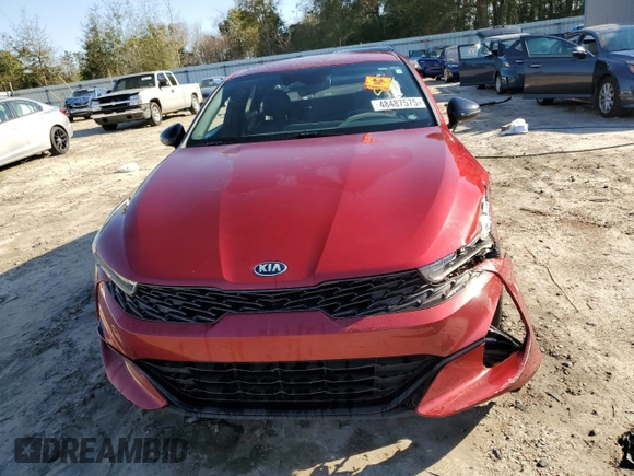 2021 Kia K5 GT-Line with VIN 5XXG64J20MG052480, listed as a Copart auction lot 48487575 with 53,512 mi miles and Non Repairable. Bid and sale history available at carsss.com. Image 5.