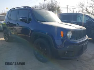 2018 Jeep Renegade Latitude with VIN ZACCJABBXJPH92586, listed as a IAAI auction lot 41698075 with 44,434 mi miles. Bid and sale history available at carsss.com. Image 1.