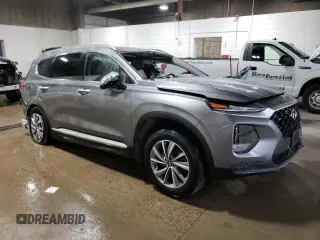 2019 Hyundai Santa Fe Ultimate with VIN 5NMS5CAD2KH135223, listed as a Copart auction lot 52534625 with 93,048 mi miles and Salvage Title. Bid and sale history available at DreamBid. Image 4.