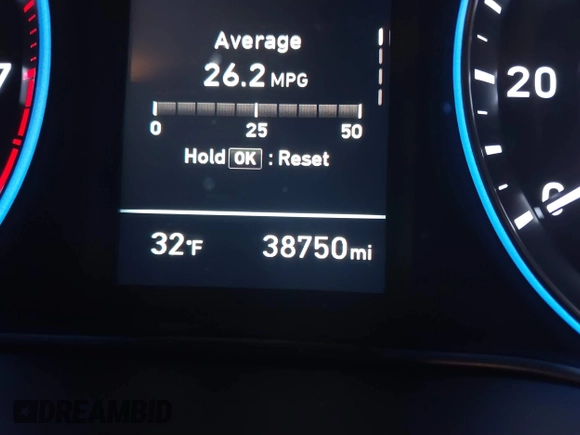 2021 Hyundai Kona Ultimate with VIN KM8K5CA55MU686696, listed as a IAAI auction lot 41347527 with 38,750 mi miles. Bid and sale history available at carsss.com. Image 15.
