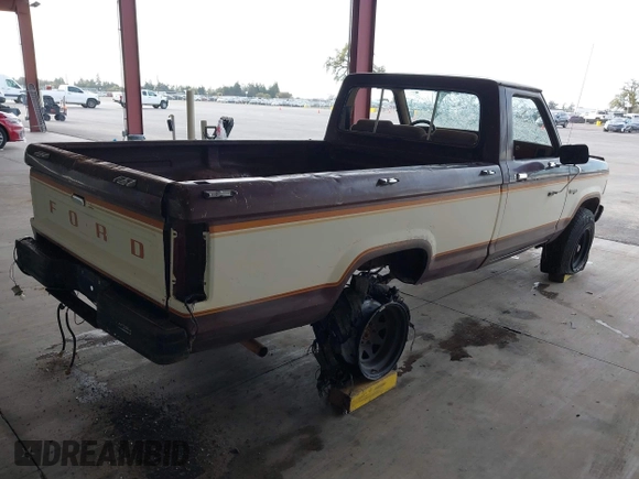 1983 Ford Ranger with VIN 1FTCR11S0DUB91099, listed as a IAAI auction lot 41713374 with 55,418 mi miles and . Bid and sale history available at DreamBid. Image 4.