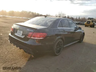 2014 Mercedes-Benz E-Class E 63 AMG S-Model with VIN WDDHF7GB4EA955991, listed as a Copart auction lot 48908265 with 76,602 mi miles and Salvage Title. Bid and sale history available at carsss.com. Image 3.