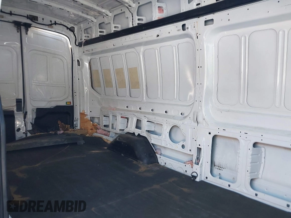 2020 Ford Transit Cargo with VIN 1FTBW3X8XLKA45640, listed as a IAAI auction lot 41362869 with 244,576 mi miles and . Bid and sale history available at DreamBid. Image 8.