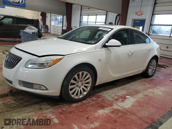 2011 Buick Regal CXL RL2 with VIN W04GP5EC3B1069976, listed as a Copart auction lot 51054465 with 169,433 mi miles and Salvage Title. Bid and sale history available at carsss.com. Image 1.
