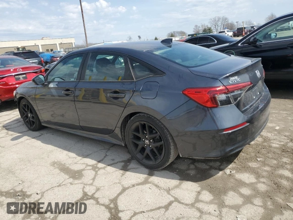 2022 Honda Civic Sport z VIN 2HGFE2F5XNH536369, wystawiony jako Copart lot #51066395 z przebiegiem 37 338 mil mil oraz Szkoda całkowita • Salvage title. Historia ofert i sprzedaży dostępna na DreamBid. Obrazek 2.