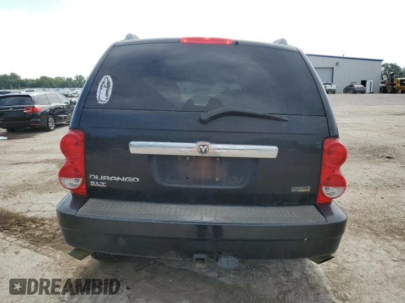 2007 Dodge Durango SLT with VIN 1D8HD48P27F500153, listed as a Copart auction lot 78987524 with 238,636 mi miles and Salvage title. Bid and sale history available at DreamBid. Image 6.