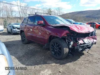 2018 Jeep Grand Cherokee Laredo E with VIN 1C4RJFAG9JC502525, listed as a IAAI auction lot 41683357 with 72,210 mi miles. Bid and sale history available at carsss.com. Image 1.
