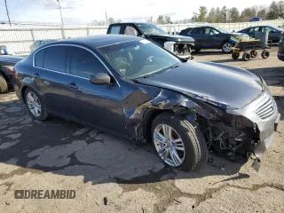 2011 Infiniti G25 x with VIN JN1DV6AR0BM651470, listed as a Copart auction lot 44686885 with Not Provided miles and Salvage Title. Bid and sale history available at DreamBid. Image 4.