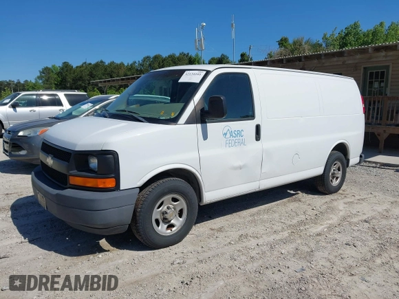 2004 Chevrolet Express Cargo z VIN 1GCFG15T141189899, wystawiony jako IAAI lot #42134101 z przebiegiem 191 632 mil mil oraz . Historia ofert i sprzedaży dostępna na DreamBid. Obrazek 2.