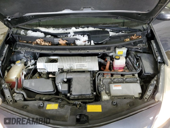 2012 Toyota Prius Two with VIN JTDZN3EU5C3108994, listed as a Copart auction lot 41697685 with 108,291 mi miles and Salvage Title. Bid and sale history available at DreamBid. Image 11.