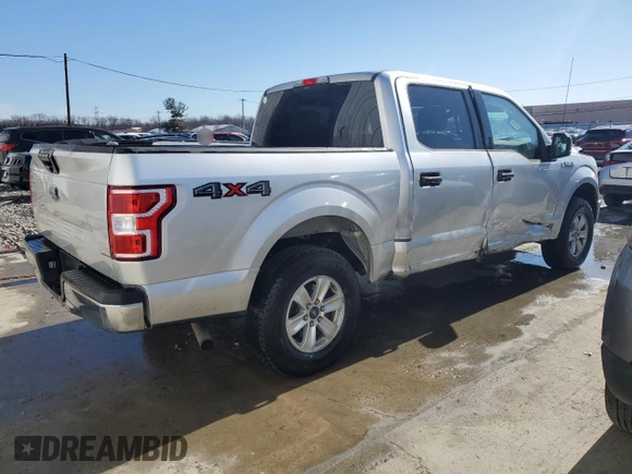 2018 Ford F-150 XL with VIN 1FTEW1EB1JFA64163, listed as a Copart auction lot 48486145 with 81,138 mi miles and Salvage Title. Bid and sale history available at carsss.com. Image 3.