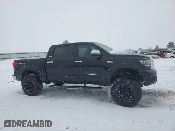 2012 Toyota Tundra 4WD Truck LTD with VIN 5TFHY5F16CX265817, listed as a Copart auction lot 46003885 with 283,525 mi miles and Clean Title. Bid and sale history available at carsss.com. Image 4.