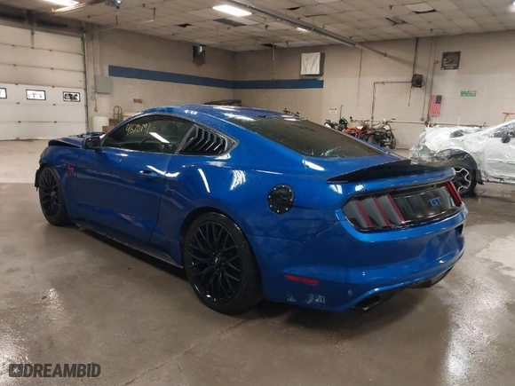 2017 Ford Mustang GT with VIN 1FA6P8CFXH5270751, listed as a IAAI auction lot 41675891 with 120,386 mi miles. Bid and sale history available at carsss.com. Image 3.