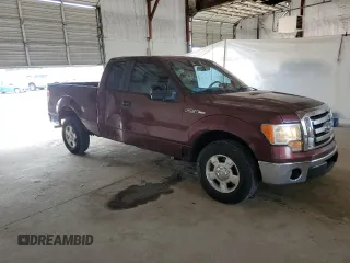 2010 Ford F-150 XL with VIN 1FTFX1CV0AFA82944, listed as a Copart auction lot 62912345 with 104,967 mi miles and Salvage title. Bid and sale history available at DreamBid. Image 4.