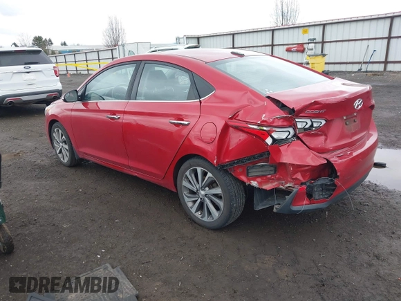 2018 Hyundai Accent Limited with VIN 3KPC34A39JE029719, listed as a IAAI auction lot 41867714 with 89,442 mi miles. Bid and sale history available at carsss.com. Image 3.