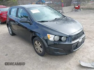 2013 Chevrolet Sonic LT with VIN 1G1JC6SH1D4191825, listed as a IAAI auction lot 41973380 with 172,504 mi miles. Bid and sale history available at carsss.com. Image 1.
