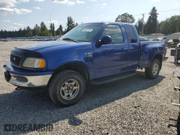 1998 Ford F-150 with VIN 2FTZX08W2WCA63145, listed as a Copart auction lot 58833155 with 251,370 mi miles and Clean title. Bid and sale history available at DreamBid. Image 1.