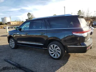 2023 Lincoln Navigator L Reserve with VIN 5LMJJ3LG6PEL00420, listed as a Copart auction lot 81053473 with 15,112 mi miles. Bid and sale history available at carsss.com. Image 2.