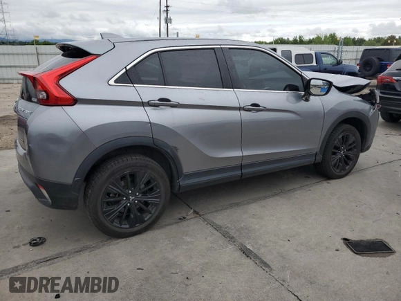 2019 Mitsubishi Eclipse Cross LE with VIN JA4AT4AAXKZ046597, listed as a Copart auction lot 58757355 with 88,892 mi miles and Salvage title. Bid and sale history available at DreamBid. Image 3.