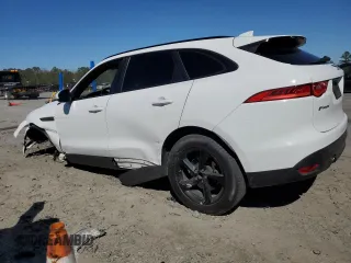 2019 Jaguar F-Pace 25t Premium with VIN SADCJ2FX6KA397242, listed as a Copart auction lot 47704605 with 74,256 mi miles and Salvage Title. Bid and sale history available at DreamBid. Image 2.
