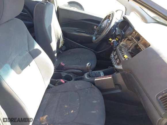 2013 Kia Rio LX with VIN KNADM4A35D6205299, listed as a IAAI auction lot 41344957 with 1 mi miles. Bid and sale history available at carsss.com. Image 5.