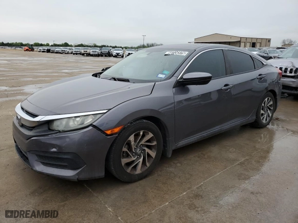 2016 Honda Civic Sedan EX with VIN 19XFC2F78GE049529, listed as a Copart auction lot 50726375 with 132,840 mi miles and Clean Title. Bid and sale history available at carsss.com. Image 1.
