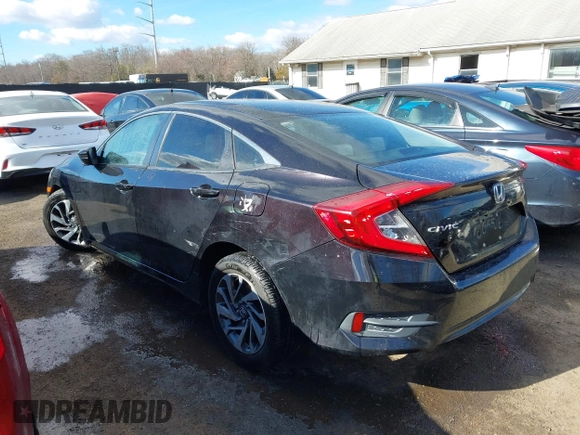 2016 Honda Civic Sedan EX with VIN 19XFC2F7XGE003944, listed as a IAAI auction lot 41671177 with 1 mi miles. Bid and sale history available at carsss.com. Image 3.