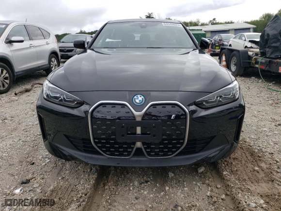 2023 BMW i4 eDrive35 with VIN WBY43AW08PFP86982, listed as a Copart auction lot 63540623 with 489 mi miles. Bid and sale history available at carsss.com. Image 5.