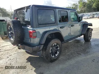 2025 Jeep Wrangler Rubicon with VIN 1C4PJXFN1SW526516, listed as a Copart auction lot 63259095 with 16,677 mi miles and Clean title. Bid and sale history available at DreamBid. Image 3.
