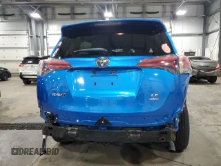 2017 Toyota RAV4 LE with VIN JTMBFREV8HJ141257, listed as a Copart auction lot 54527785 with 125,423 mi miles and Salvage Title. Bid and sale history available at DreamBid. Image 6.