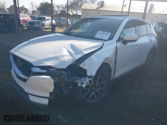 2017 Mazda CX-5 Grand Touring with VIN JM3KFBDL6H0164993, listed as a IAAI auction lot 41450556 with 97,733 mi miles. Bid and sale history available at carsss.com. Image 17.