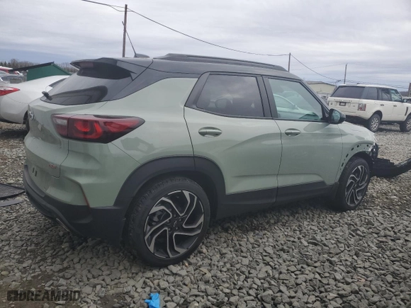 2024 Chevrolet TrailBlazer RS with VIN KL79MTSL6RB179969, listed as a Copart auction lot 88992935 with 5,450 mi miles and Salvage Title. Bid and sale history available at carsss.com. Image 3.