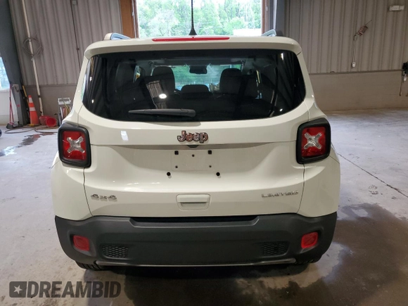 2023 Jeep Renegade Limited with VIN ZACNJDD1XPPP37625, listed as a Copart auction lot 55989715 with Not provided miles and Salvage title. Bid and sale history available at DreamBid. Image 6.